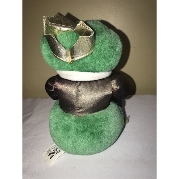 Vintage Electronic Singing Dancing Frog Prince Valentine Plush GAF untested - Picture 5 of 10